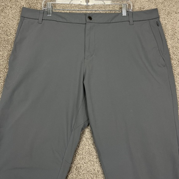 Lululemon Pants Mens 40x29 Gray Slim Fit Technical Stretch Golf Casual Trousers